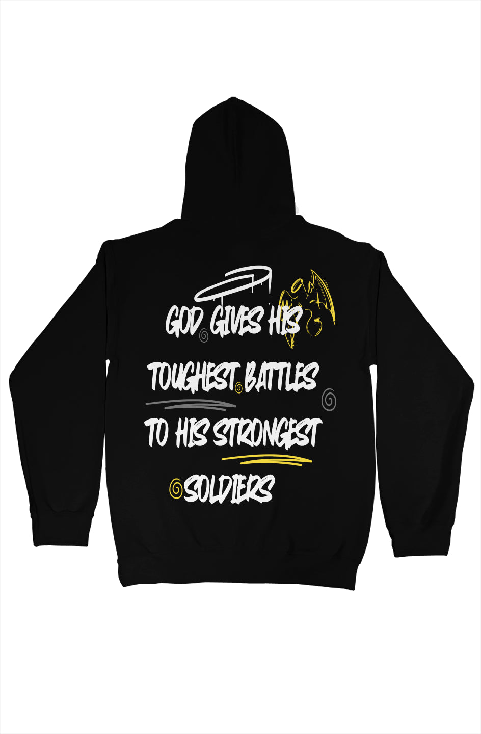 gildan pullover hoody Yellow Battles