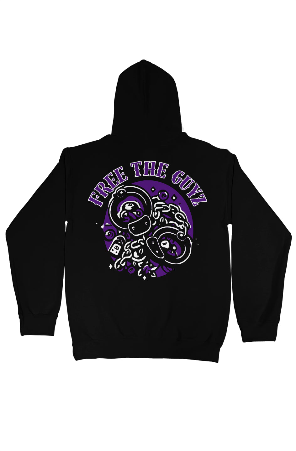 Free The Guyz Loved Locked- PURPLE/WHITE