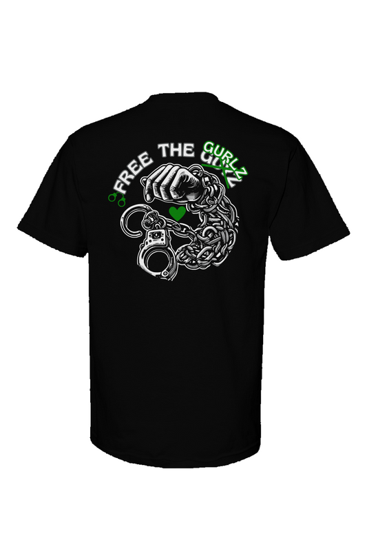 CUSTOMIZATION ITEM Free The Gurlz "Love Locked" T-shirt - Pressed By U